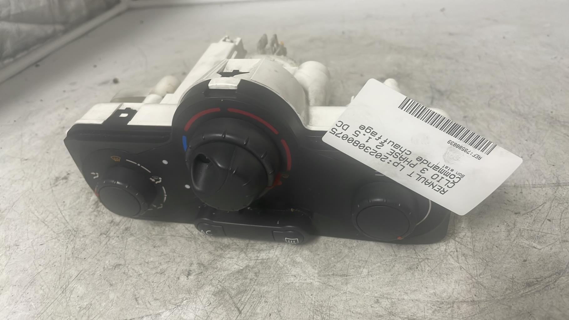 Commande chauffage RENAULT CLIO 3 PHASE 2 Diesel - 1