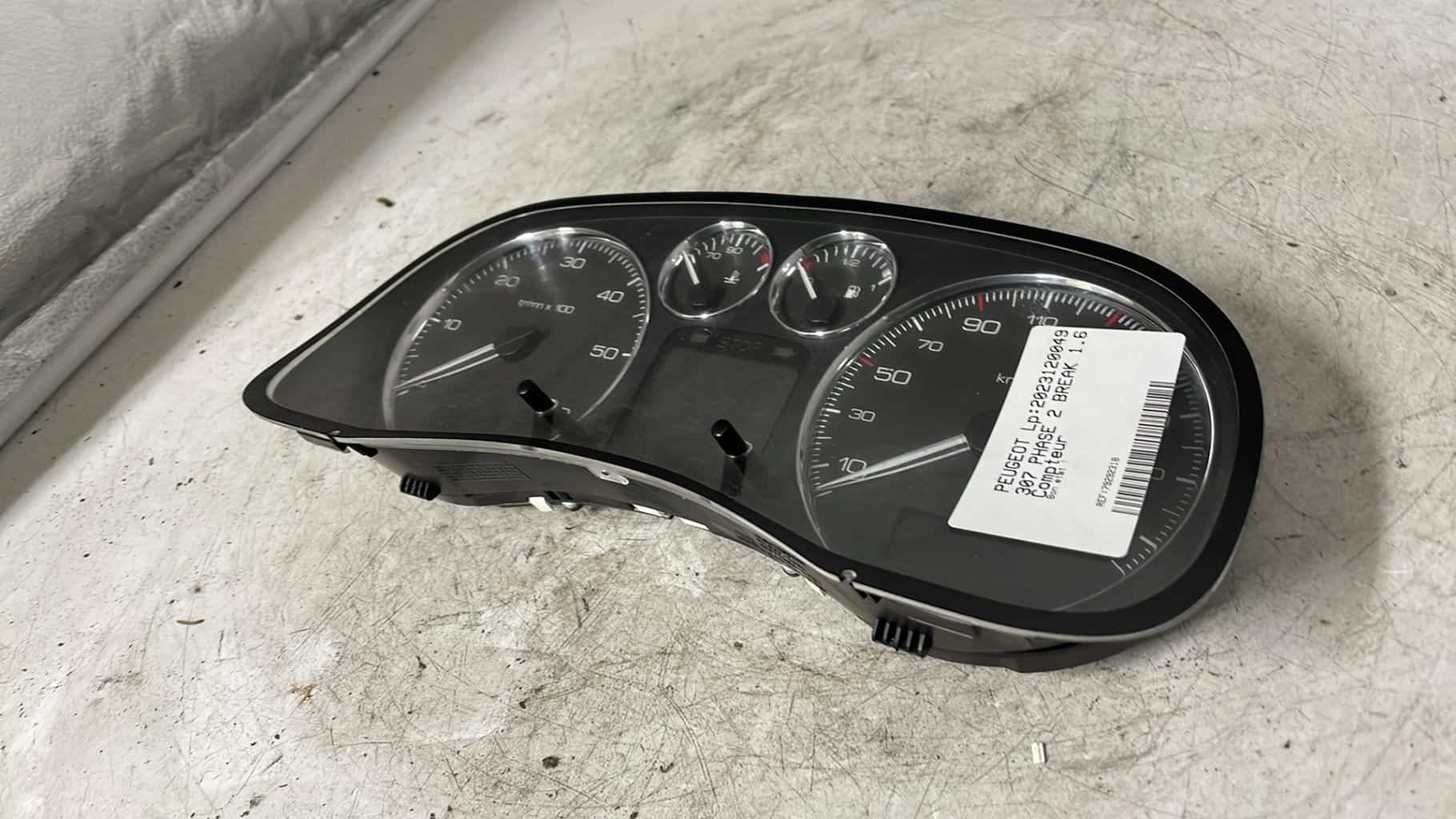 Compteur PEUGEOT 307 PHASE 2 BREAK Diesel - 1