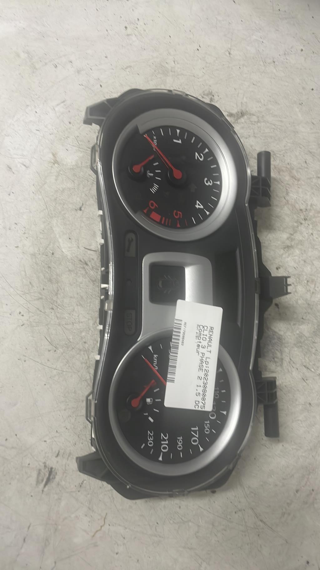 Compteur RENAULT CLIO 3 PHASE 2 Diesel - 1