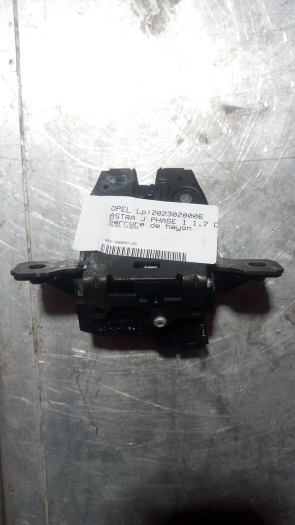 Serrure de hayon OPEL ASTRA J PHASE 1 Diesel - 1
