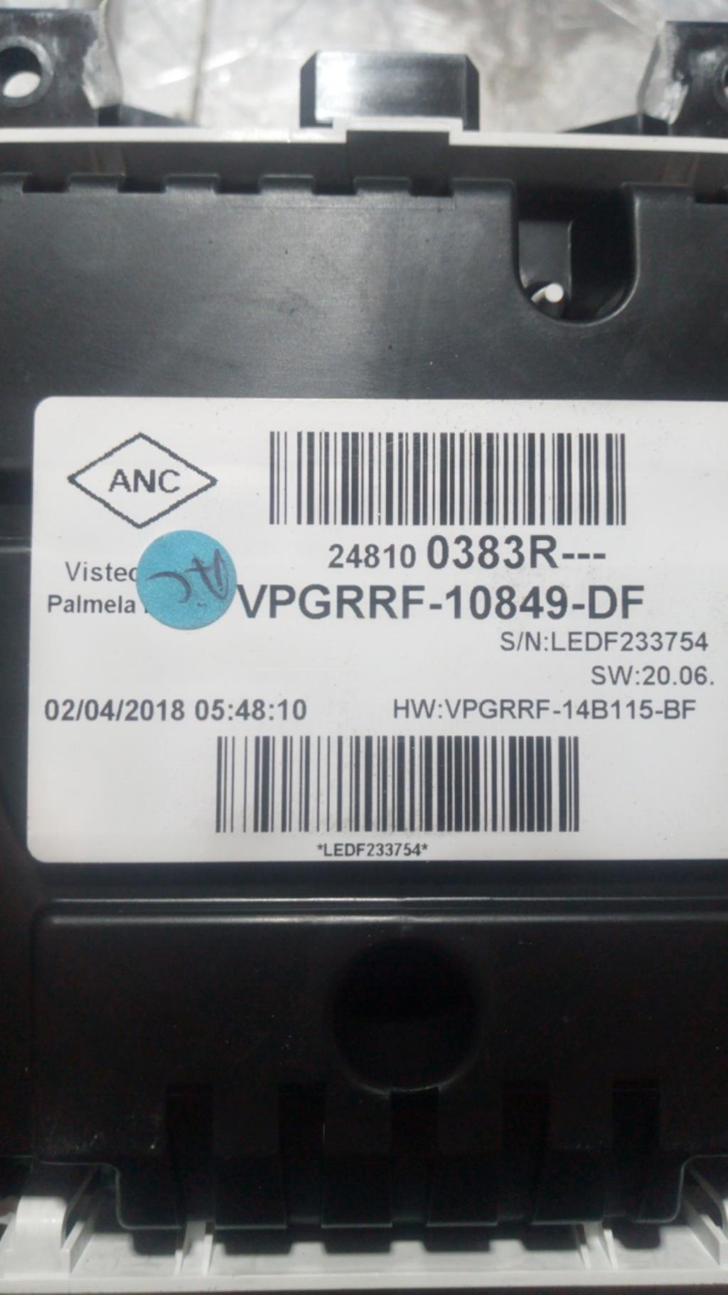 Compteur RENAULT CLIO 4 PHASE 2 Diesel - 1