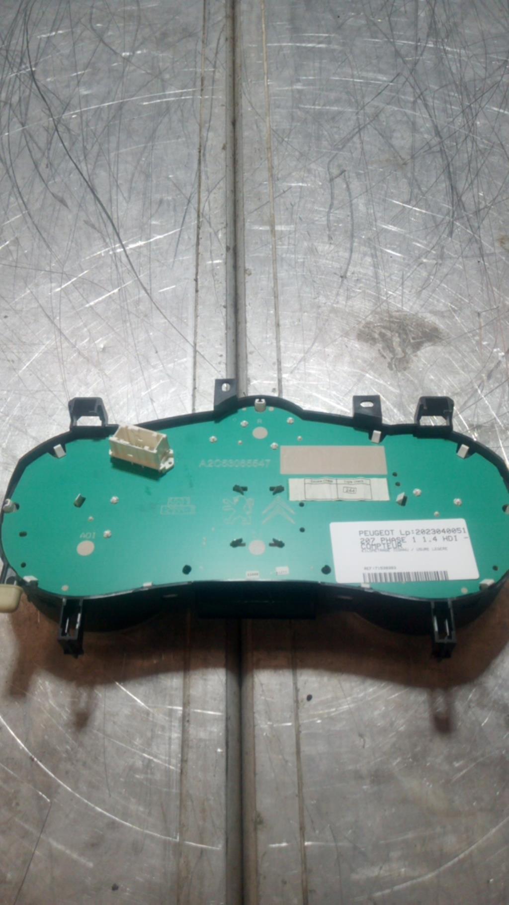 Compteur PEUGEOT 207 PHASE 1 Diesel - 1