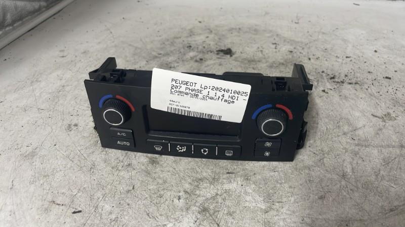 Commande chauffage PEUGEOT 207 PHASE 1 Diesel - 1