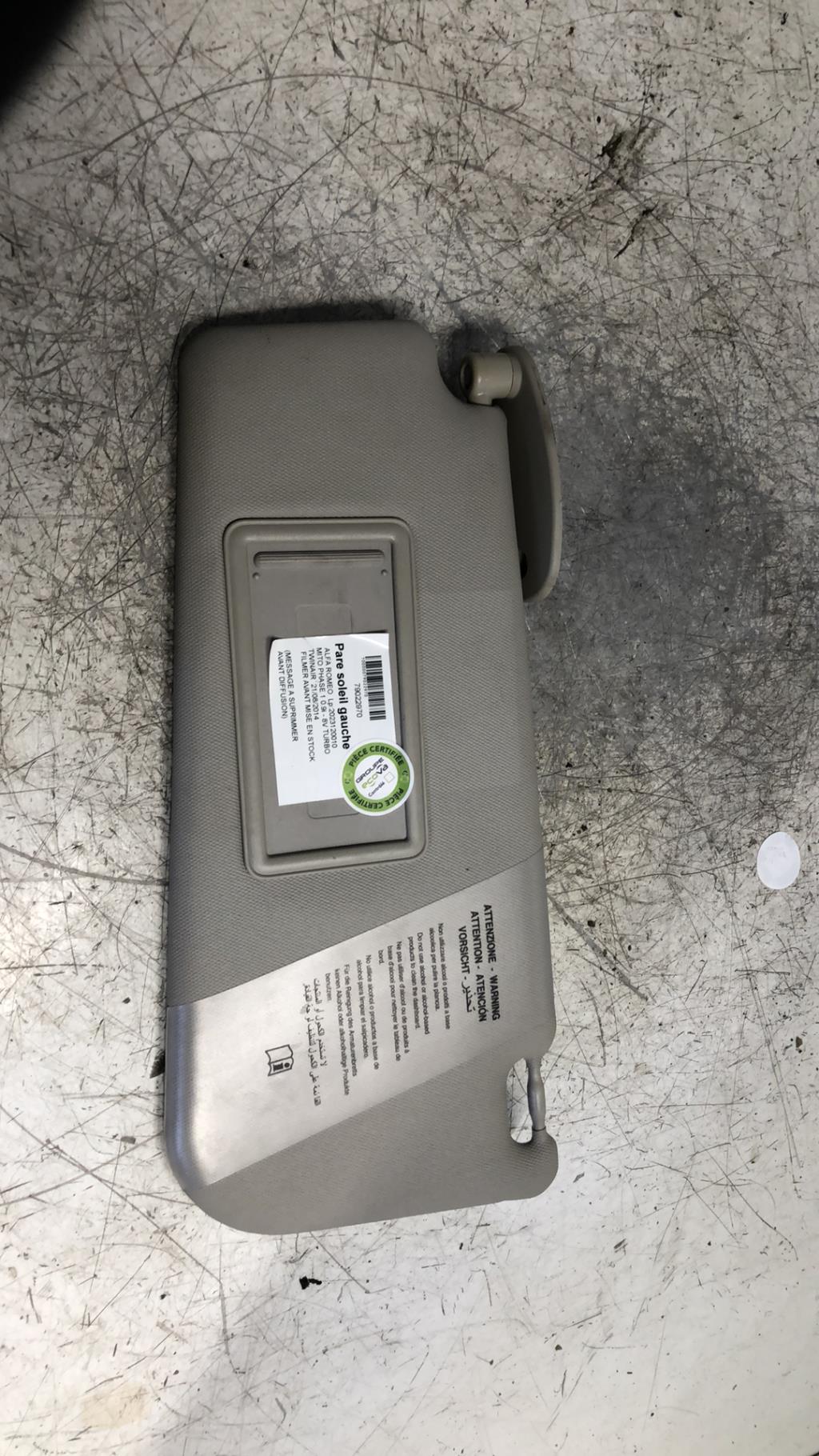 Visiera parasole sinistra ALFA ROMEO MITO PHASE 1 Gasolina - 1