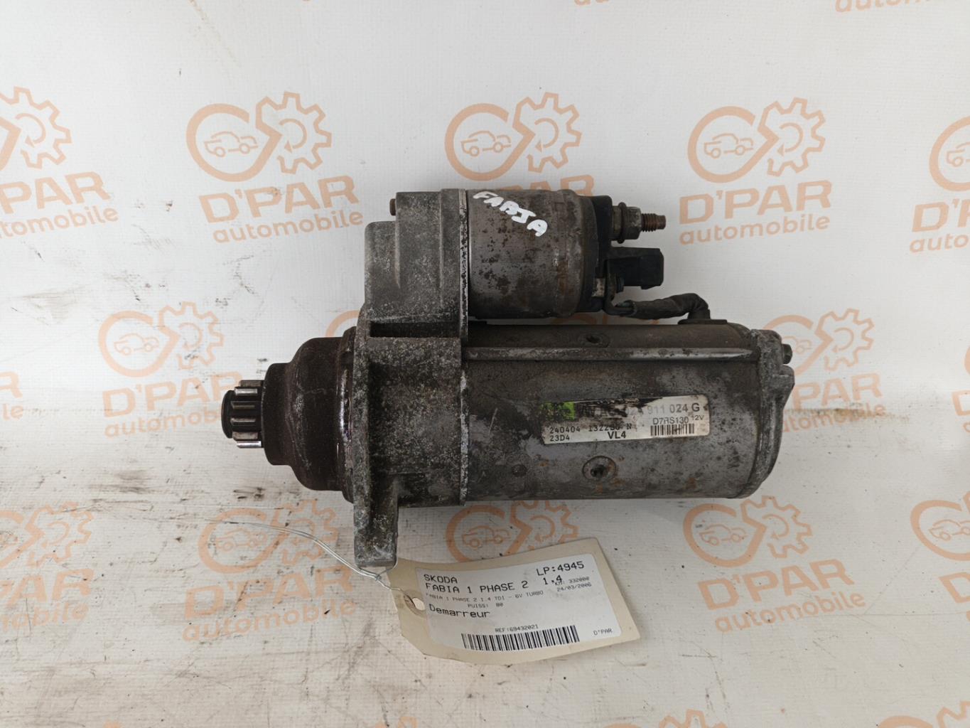 Demarreur SKODA FABIA 1 PHASE 2  - 1