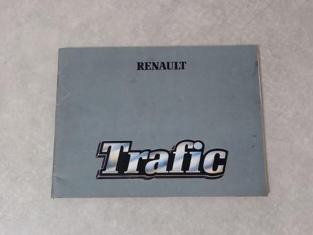 Notice d'utilisation RENAULT TRAFIC  - 1