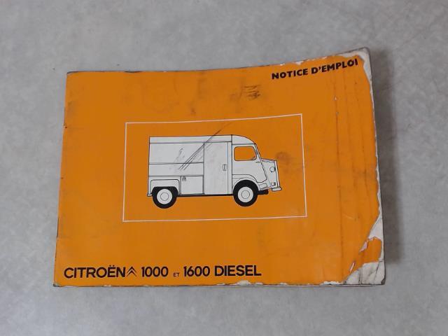 Notice d'utilisation CITROEN 1600  - 1