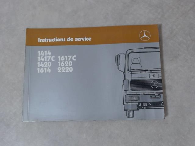 Notice d'utilisation MERCEDES 1414  - 1