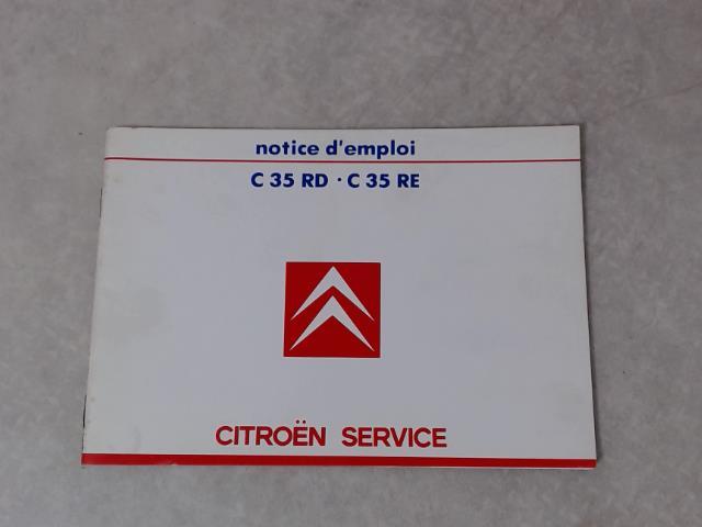 Notice d'utilisation CITROEN C35 RE  - 1