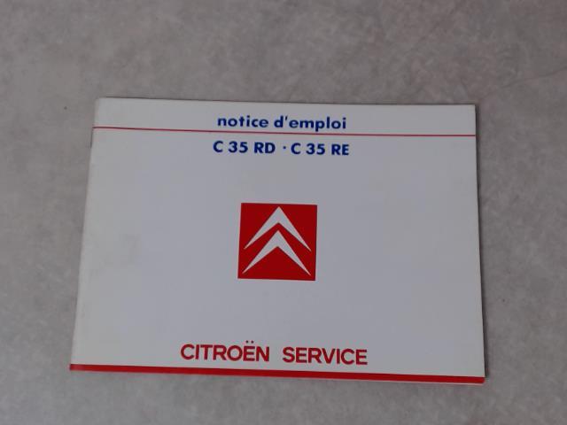 Notice d'utilisation CITROEN C35 RE  - 1