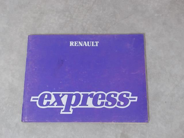 Notice d'utilisation RENAULT EXPRESS  - 1