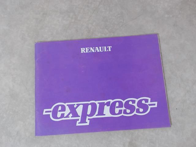 Notice d'utilisation RENAULT EXPRESS  - 1