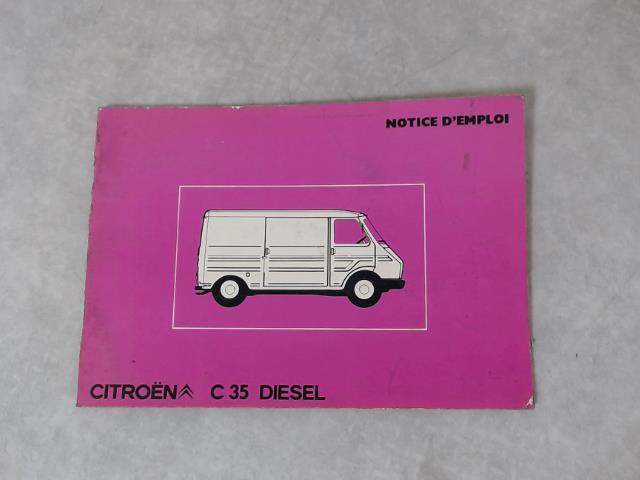 Notice d'utilisation CITROEN C35  - 1