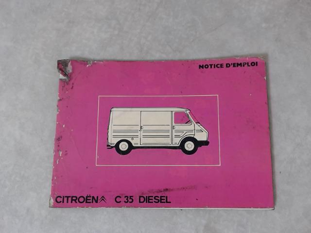 Notice d'utilisation CITROEN C35  - 1