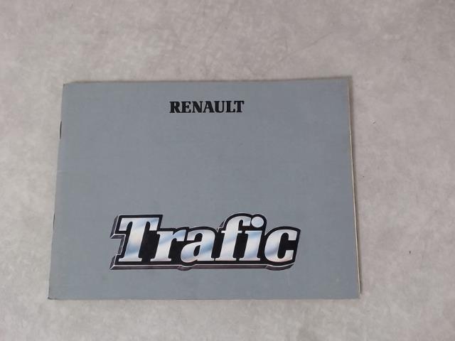 Notice d'utilisation RENAULT TRAFIC 1  - 1
