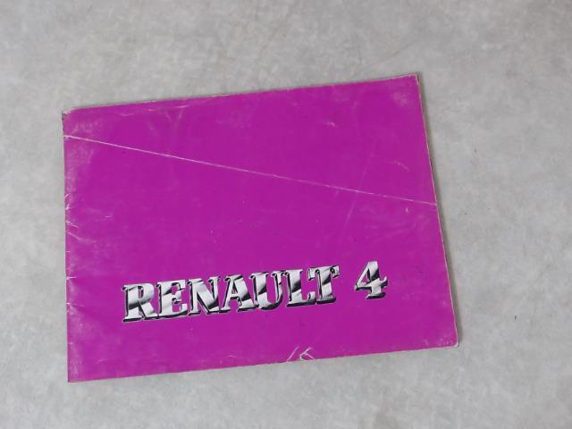 Notice d'utilisation RENAULT 4  - 1