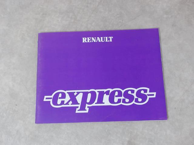 Notice d'utilisation RENAULT EXPRESS  - 1