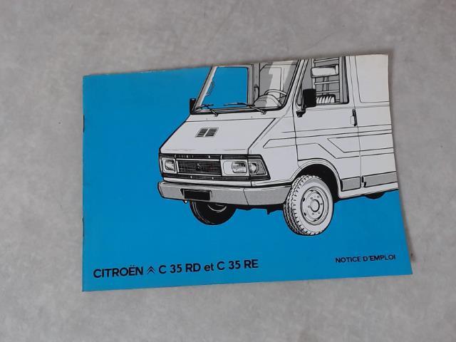 Notice d'utilisation CITROEN C35 RE  - 1