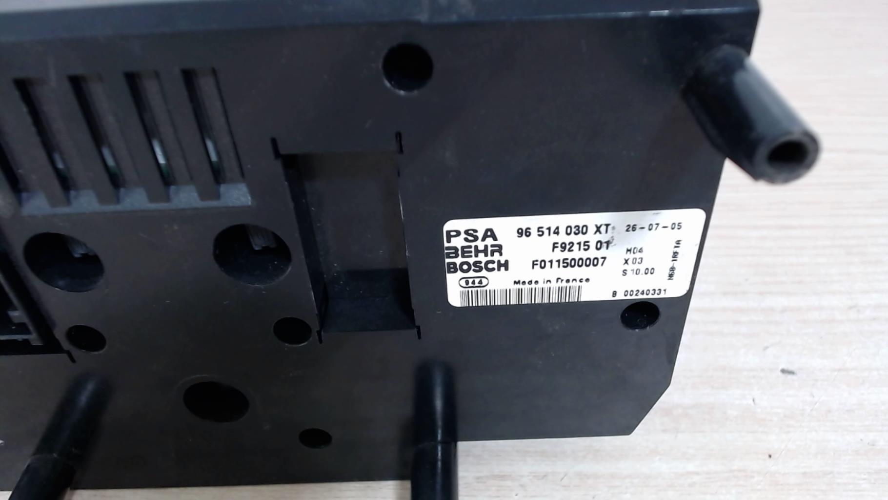 Commande chauffage CITROEN XSARA PICASSO PHASE 2 Diesel - 1