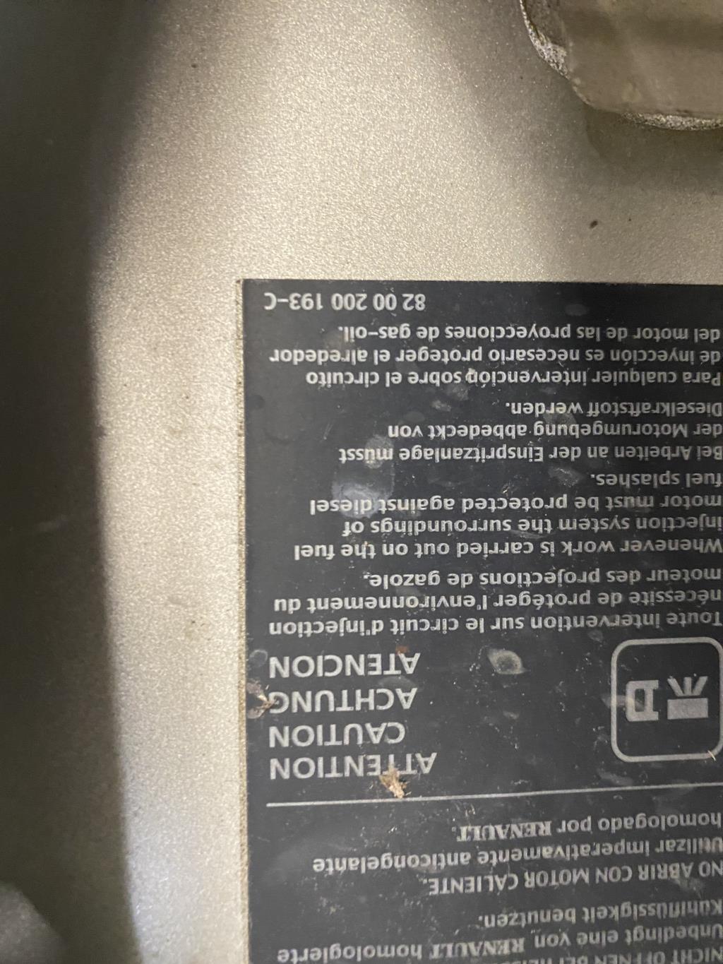 Capot RENAULT GRAND SCENIC 2 PHASE 2 Diesel - 1