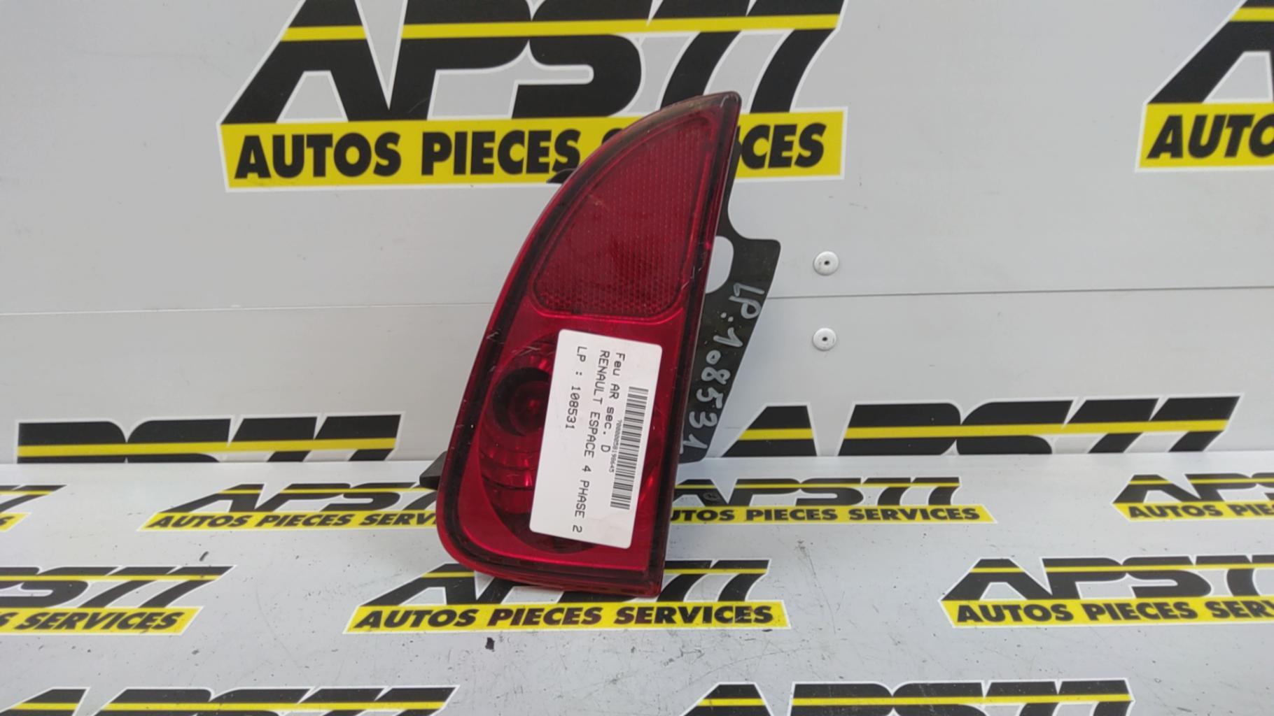 Feu arriere secondaire droit (feux) RENAULT ESPACE 4 PHASE 2  - 1