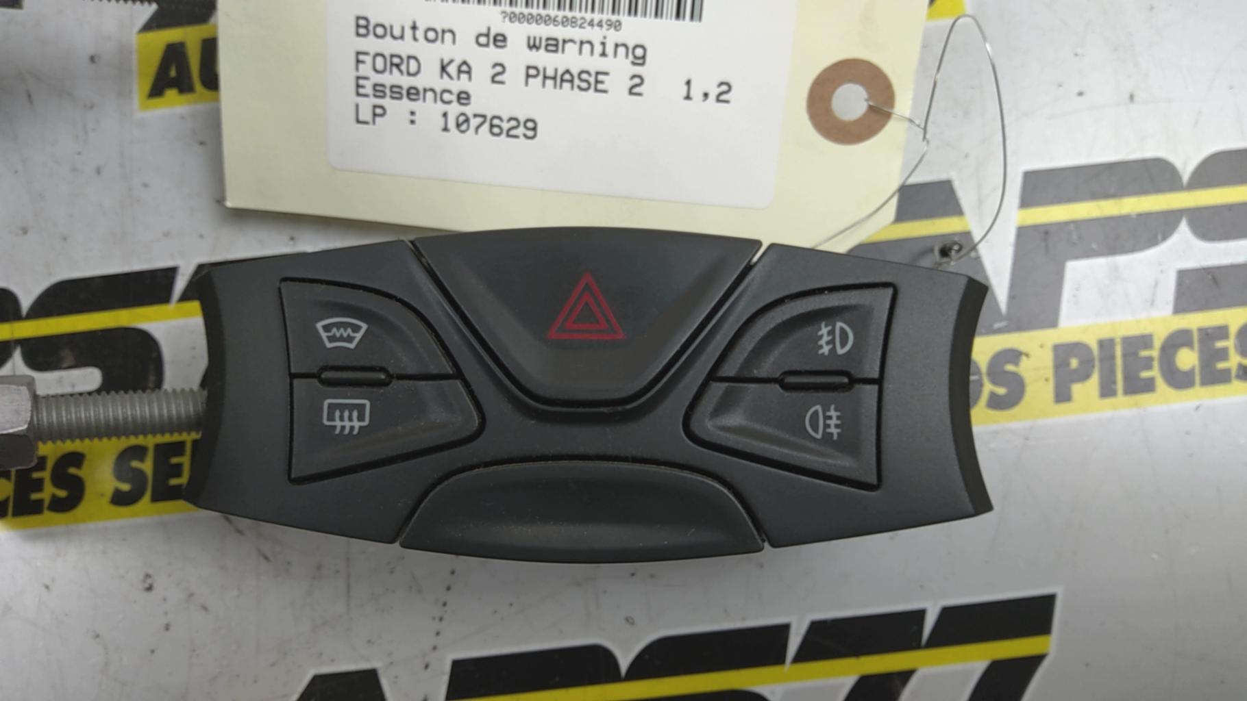 Bouton de warning FORD KA 2 PHASE 2 Essence - 1