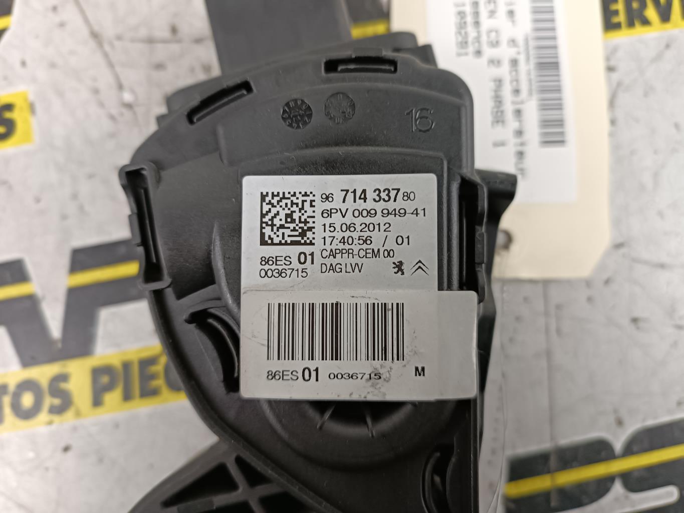 Pedale d'accelerateur CITROEN C3 2 PHASE 1 Essence - 1