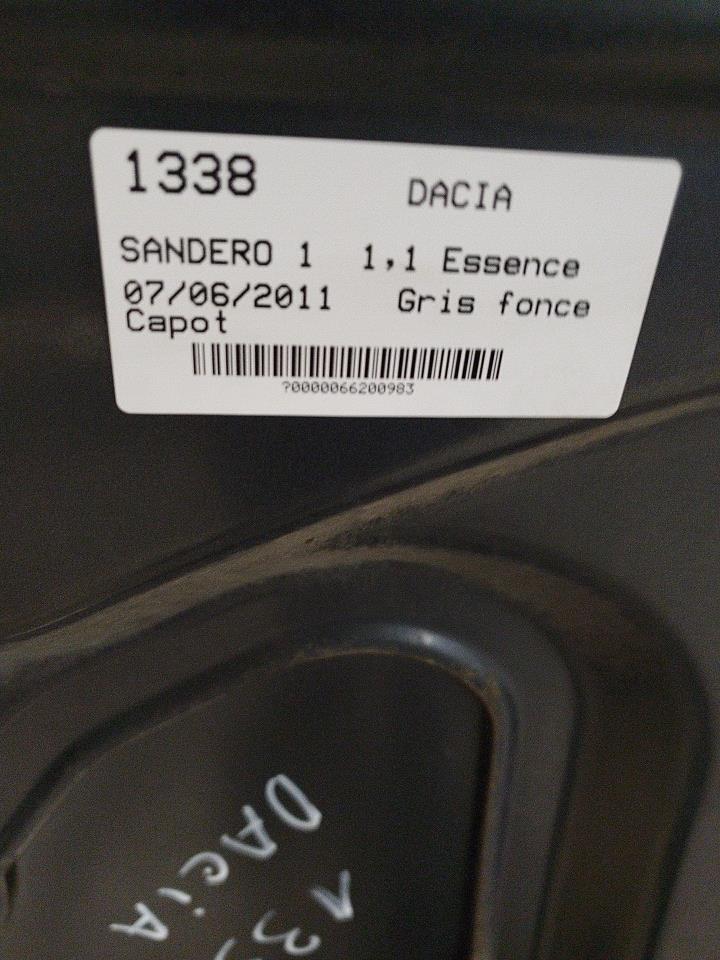 Capot DACIA SANDERO 1 Essence - 1