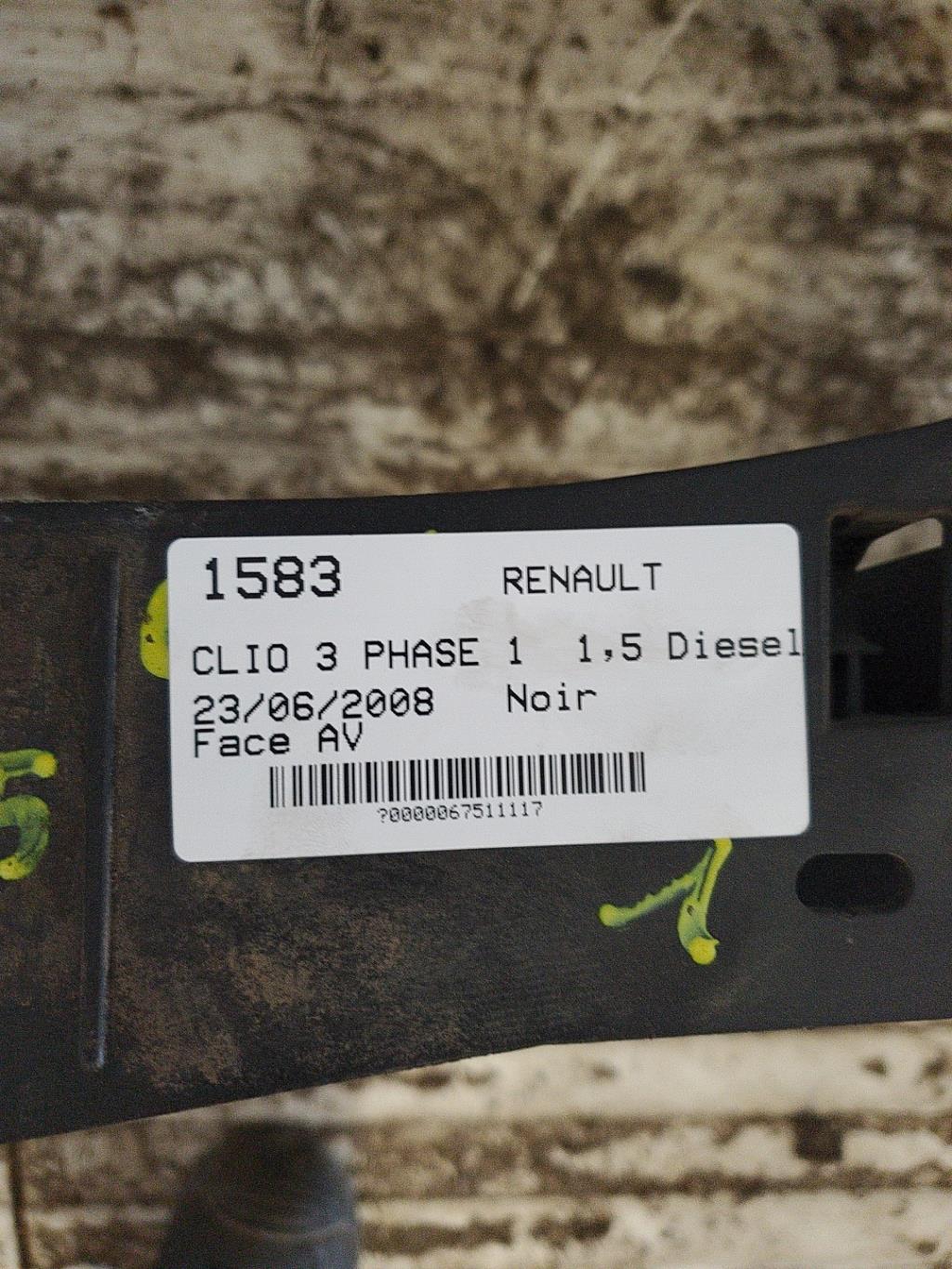 Face avant RENAULT CLIO 3 PHASE 1 Diesel - 1