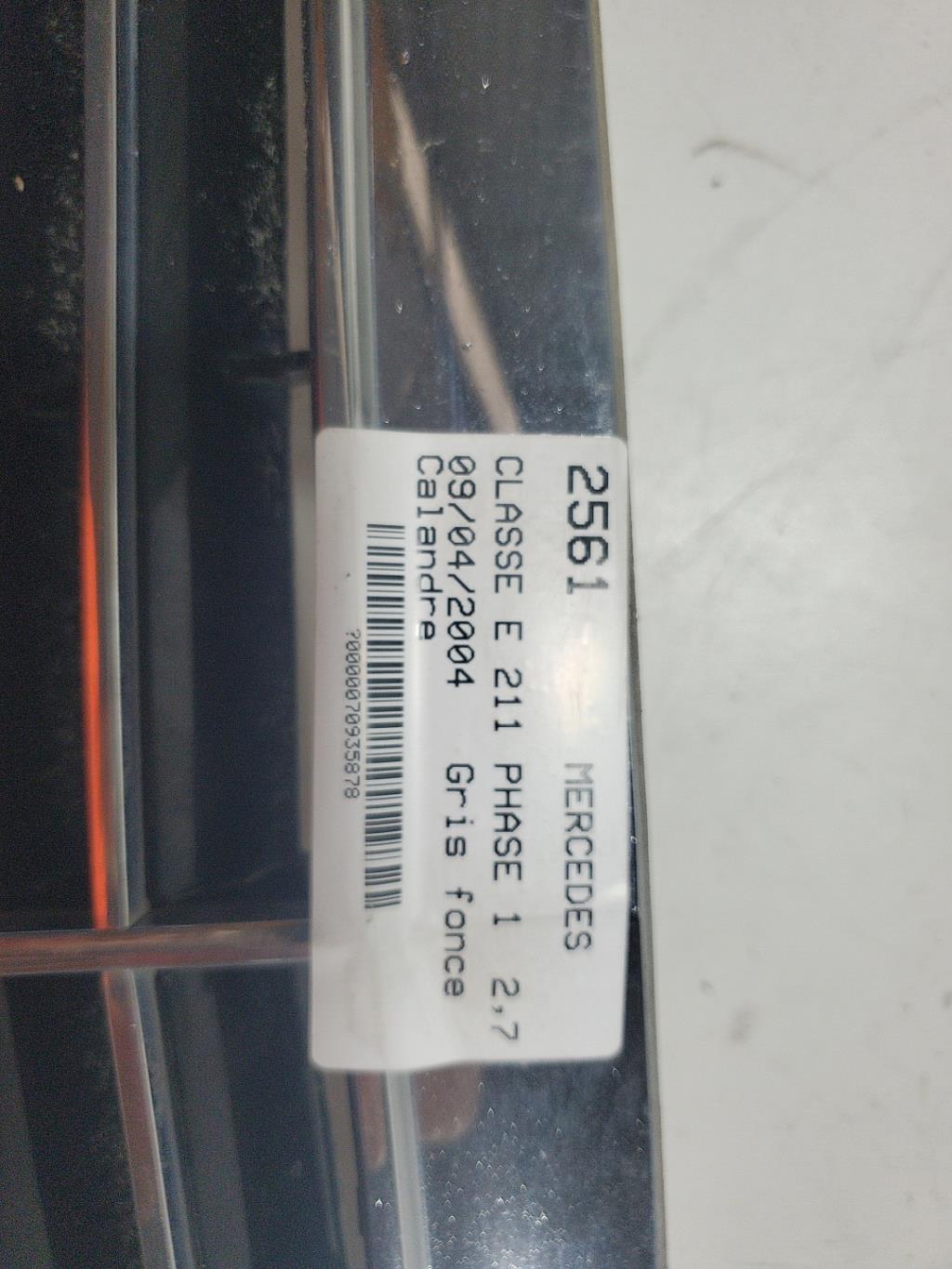 Calandre MERCEDES CLASSE E 211 PHASE 1 Diesel - 1