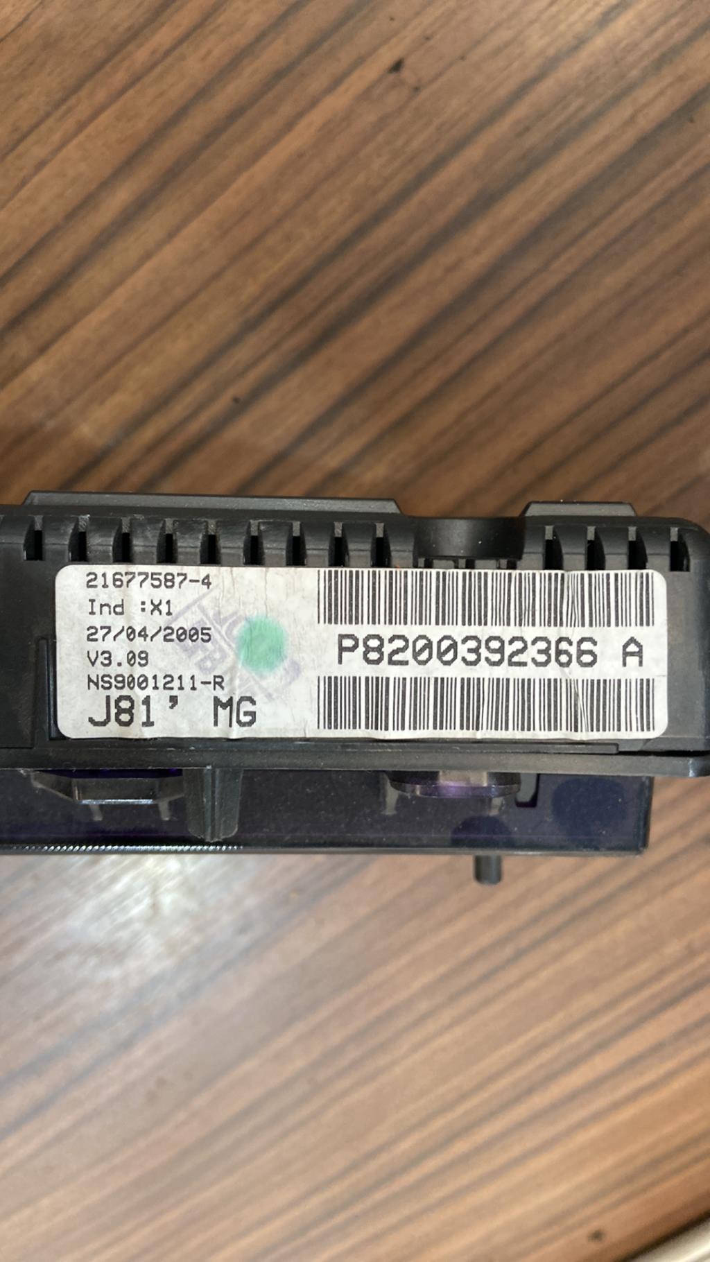 Compteur RENAULT ESPACE 4 Non renseignée - 1