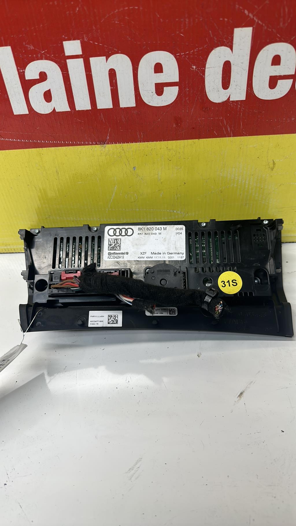 Commande chauffage AUDI A5 1 CABRIO PHASE 2 Diesel - 1