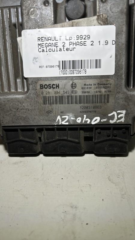 Calculateur RENAULT MEGANE 2 PHASE 2 Diesel - 1