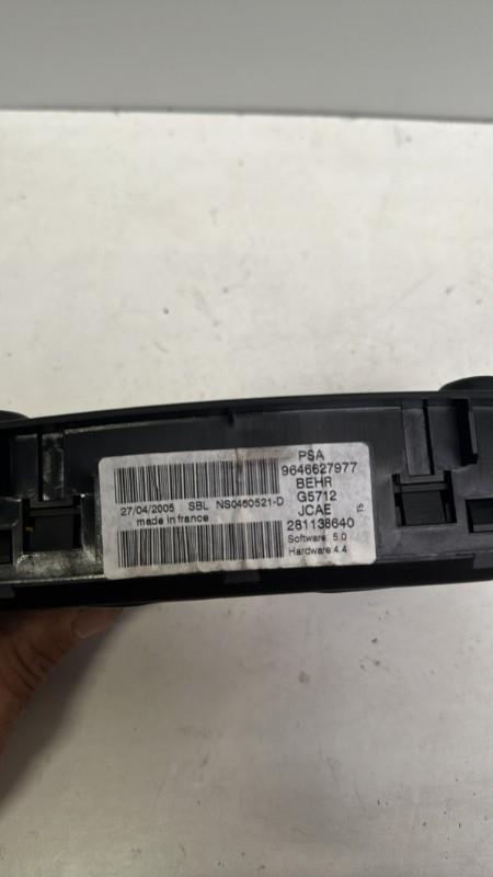 Commande chauffage PEUGEOT 307 PHASE 2 BREAK Diesel - 1