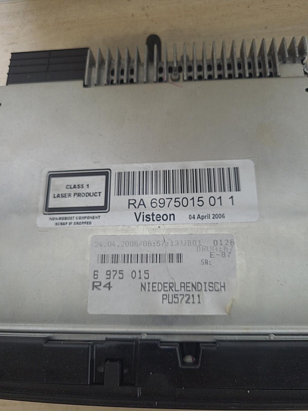 Autoradio d'origine BMW SERIE 1 E87 PHASE 1 Diesel - 1
