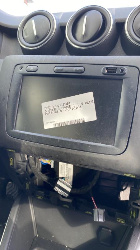 Autoradio d'origine DACIA DUSTER 2 PHASE 1 Diesel - 1