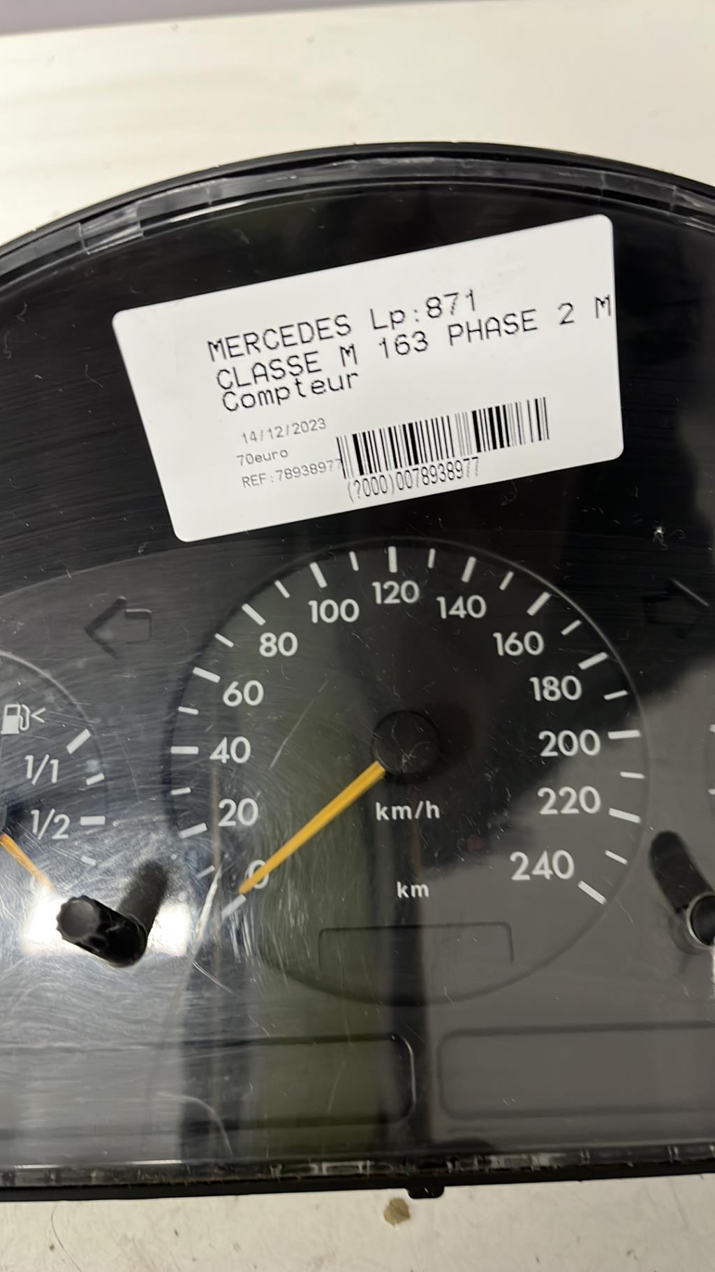 Compteur MERCEDES CLASSE M 163 PHASE 2 Diesel - 1