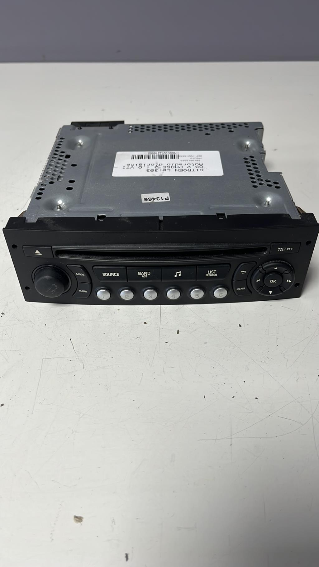 Autoradio originale CITROEN C3 2 PHASE 2 Gasolina - 1