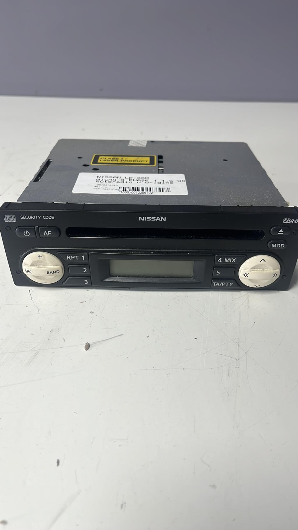 Autoradio originale NISSAN MICRA 3 PHASE 1 Diésel - 1