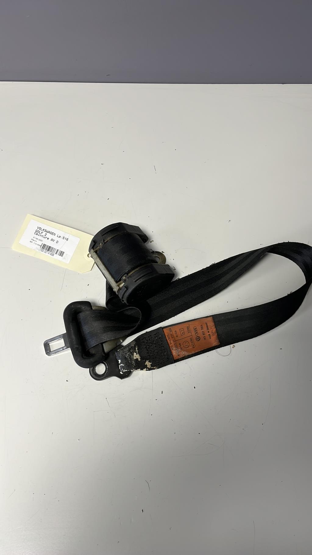 Cintura di sicurezza anteriore destra VOLKSWAGEN GOLF 2  - 1