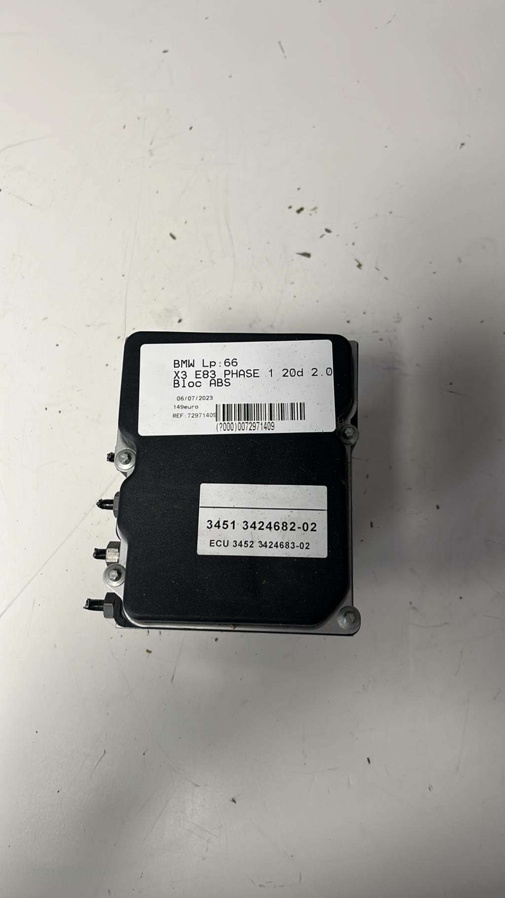 Bloc ABS (freins anti-blocage) BMW X3 E83 PHASE 1 Diesel - 1
