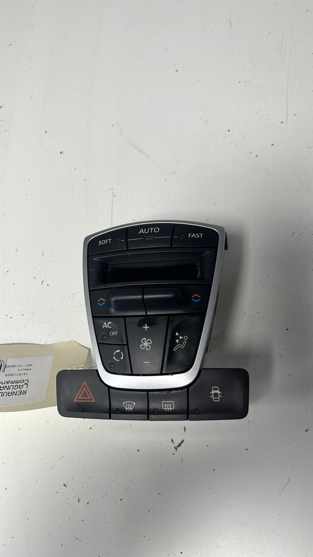 Commande chauffage RENAULT LAGUNA 3 PHASE 1 Diesel - 1