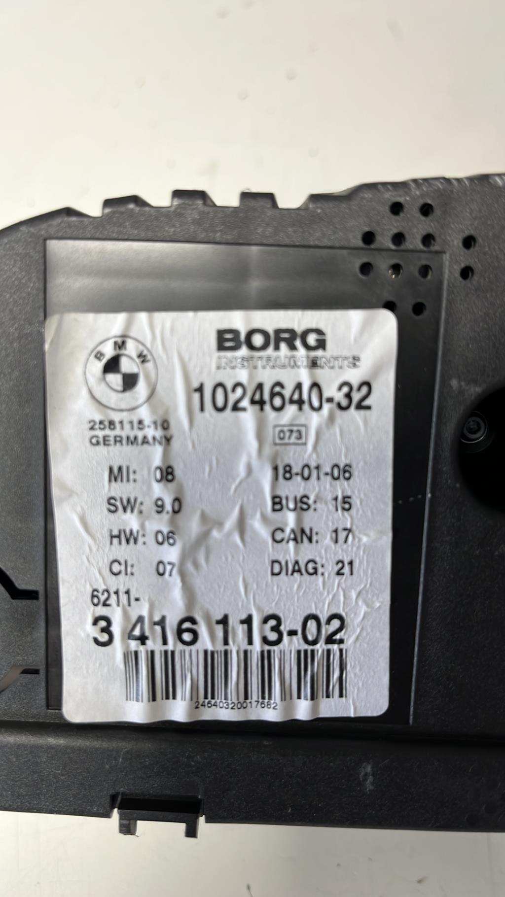 Compteur BMW X3 E83 PHASE 1 Diesel - 1