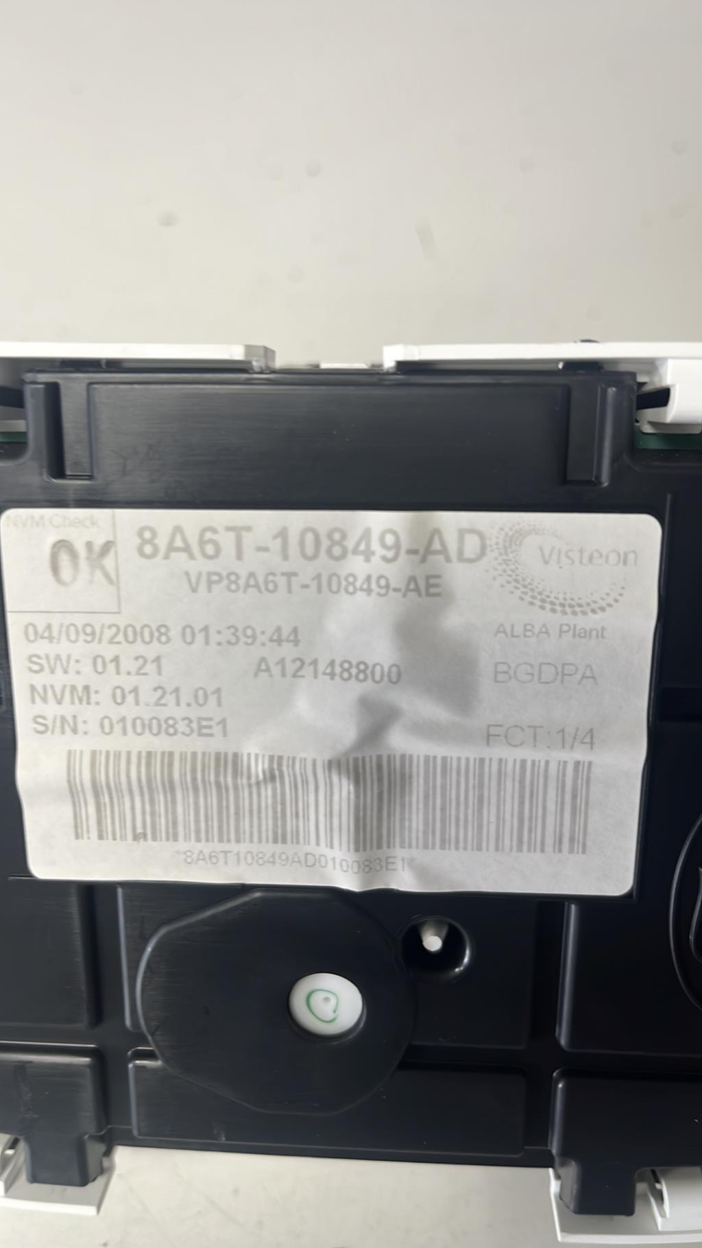 Compteur FORD FIESTA 6 PHASE 1  - 1
