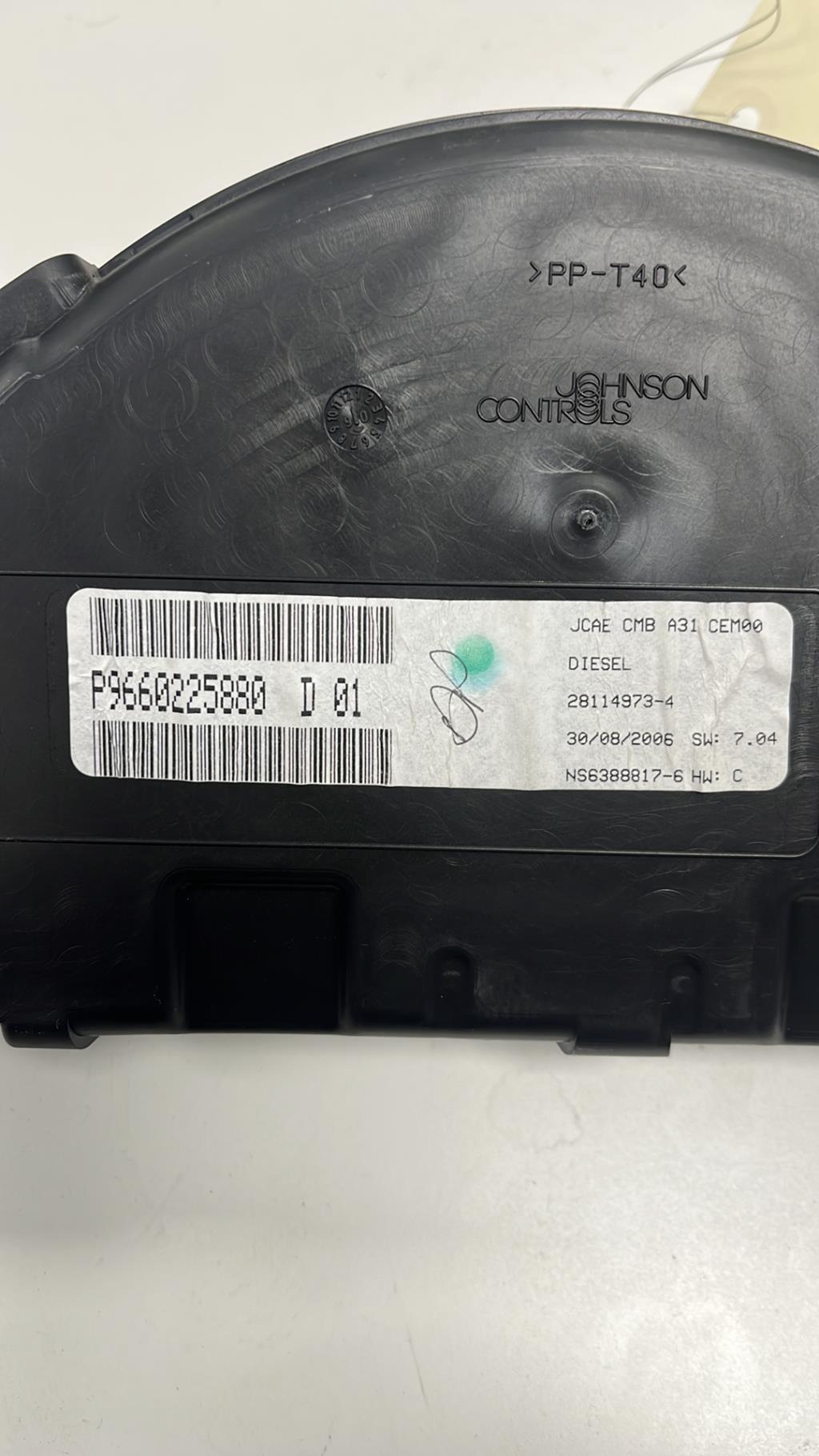 Compteur CITROEN C3 PLURIEL PHASE 2 CABRIOLET Diesel - 1