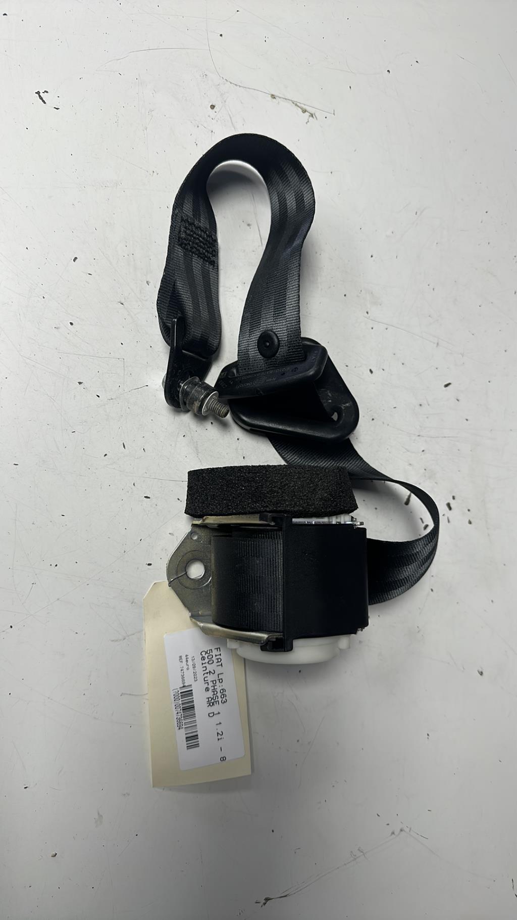 Cintura di sicurezza posteriore destra FIAT 500 2 PHASE 1 Gasolina - 1