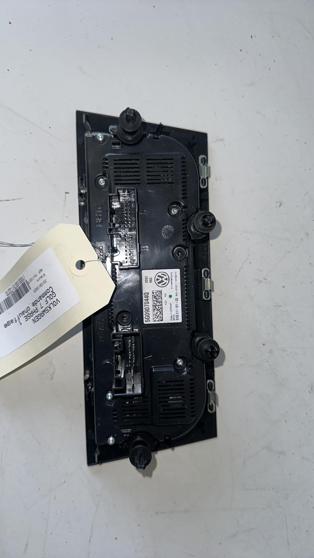 Commande chauffage VOLKSWAGEN GOLF 7 PHASE 1  - 1