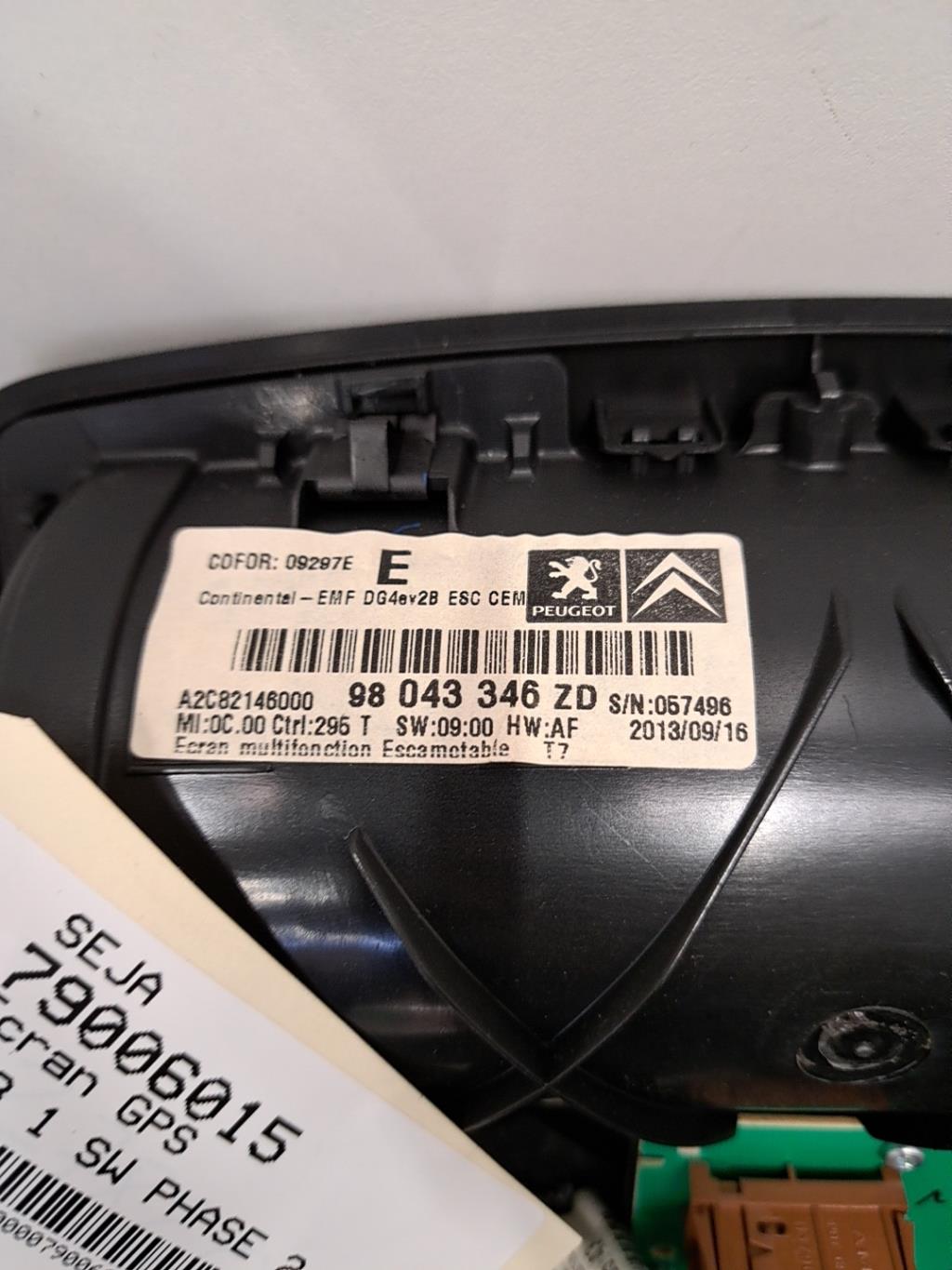 Ecran GPS PEUGEOT 308 1 SW PHASE 2 BREAK Diesel - 1