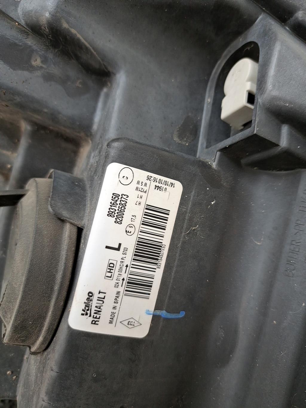 Optique avant principal gauche (feux)(phare) RENAULT MODUS PHASE 2 Essence - 1