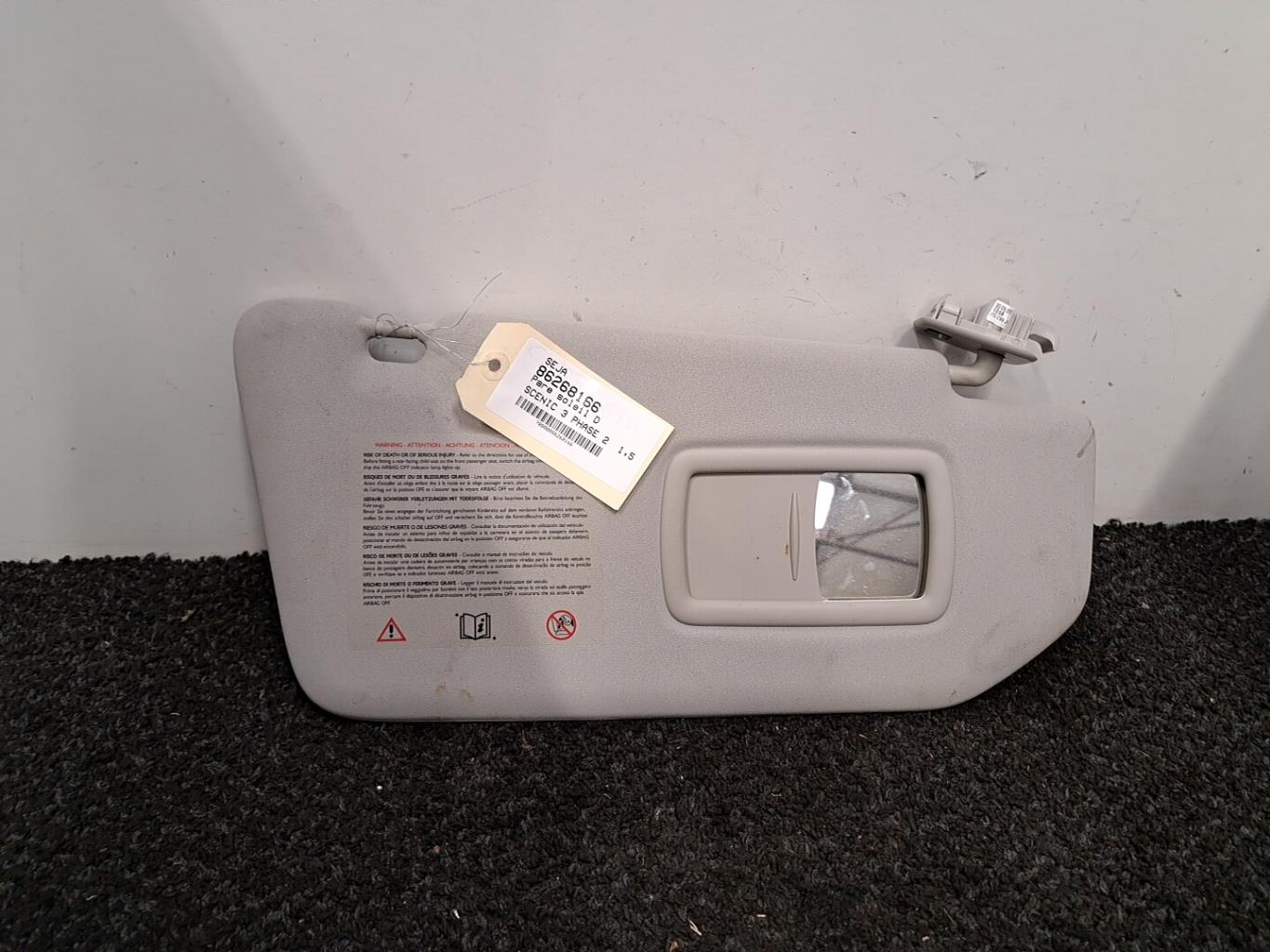 Pare soleil droit RENAULT SCENIC 3 PHASE 2 Diesel - 1